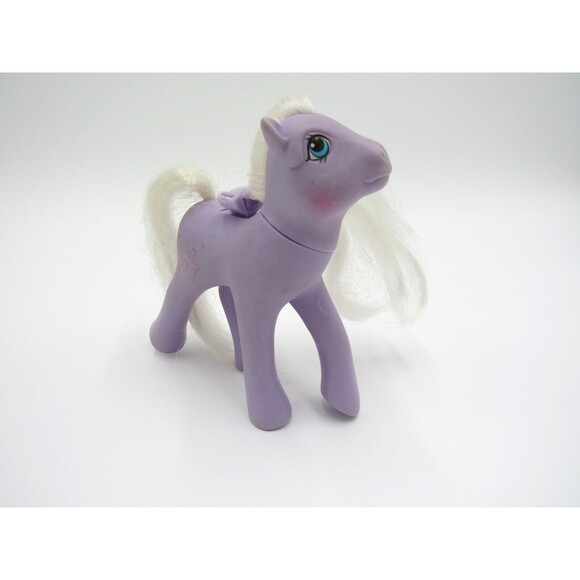 MLP Vintage My Little Pony Forget Me Not Flutter 1986 G1 Purple Collector Toy - Picture 3 of 14